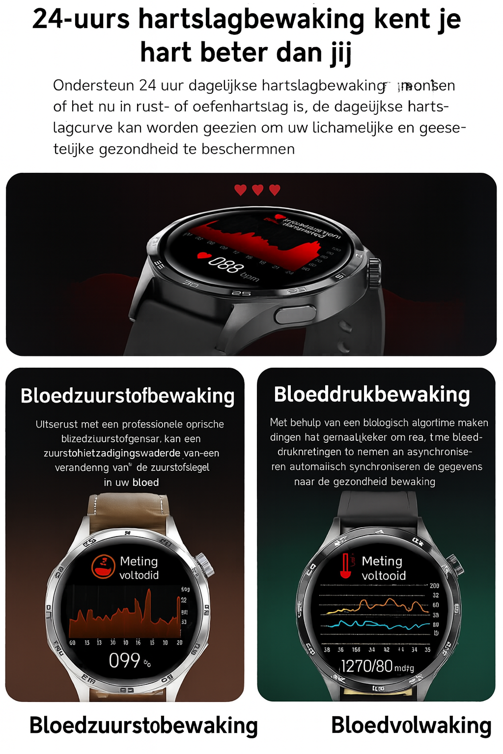 GT Guard pro smartwatch heren