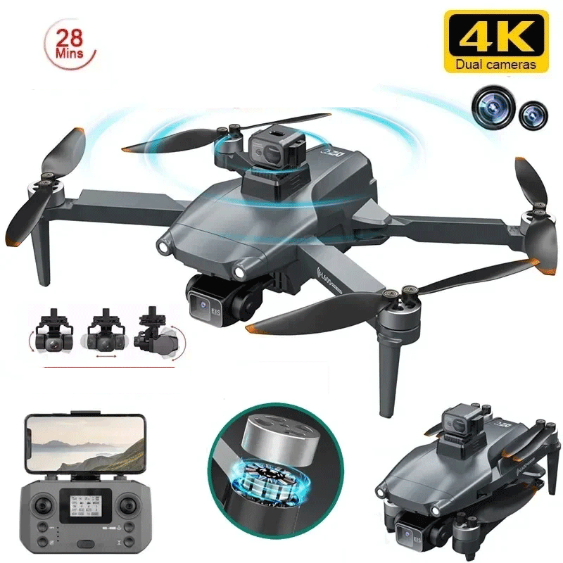 L600 Pro max drone met camera 4K PTZ