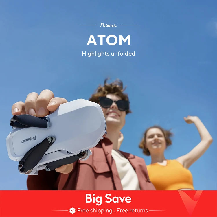 Potensic Atom professionele drone met camera. 3 assig