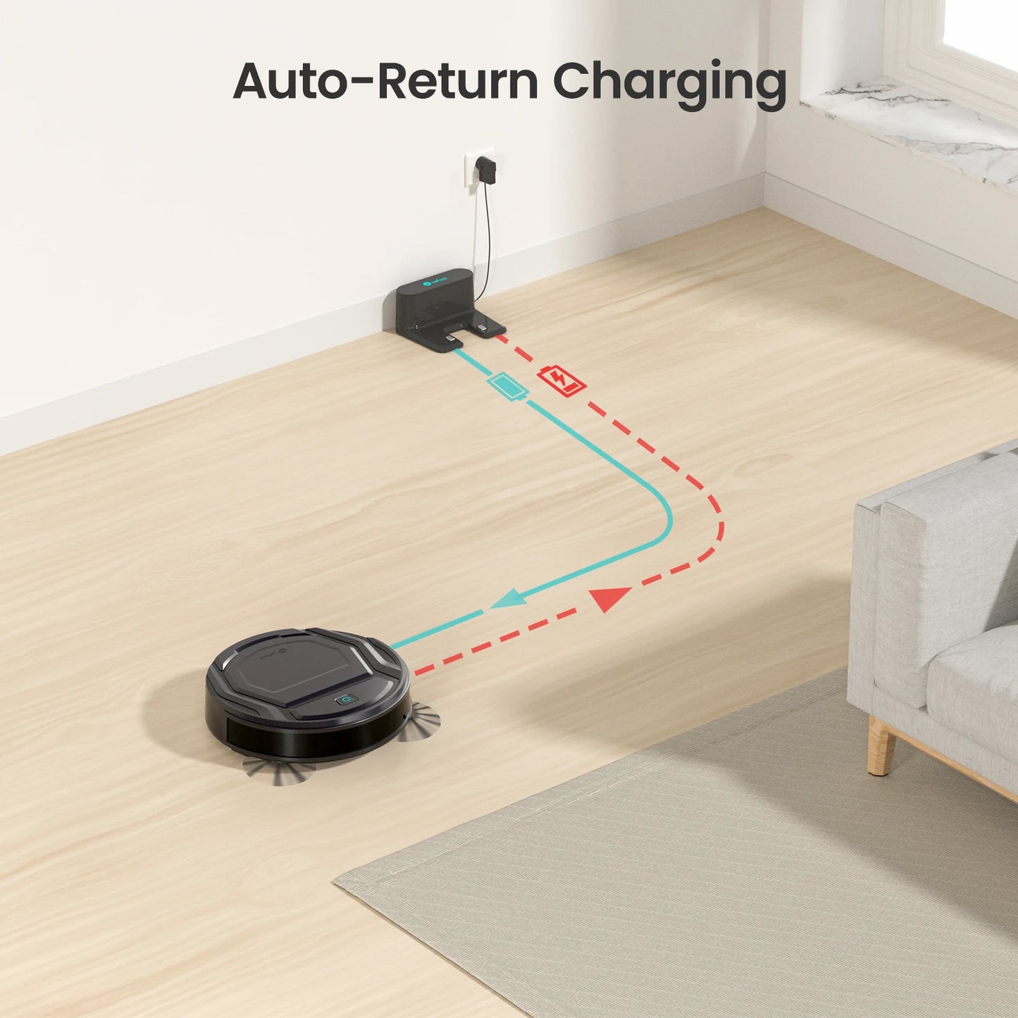 M210 Pro Robotstofzuiger – Slimmer, Krachtiger, Efficiënter 120min 2200Pa
