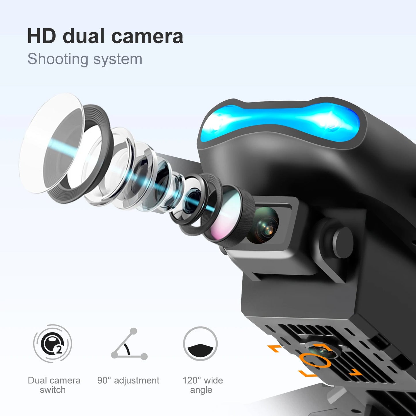 K3 Pro Quadcopter drone voor beginners Full HD dubbele camera