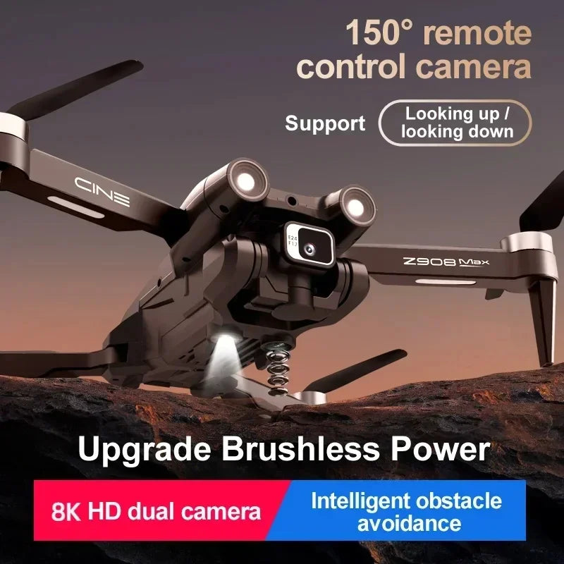 Drone Z908 Pro MAX 8K Dubbele camera