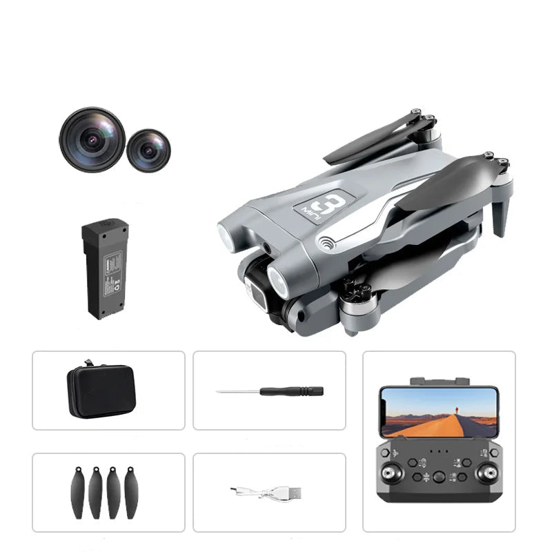 Drone Z908 Pro MAX 8K Dubbele camera