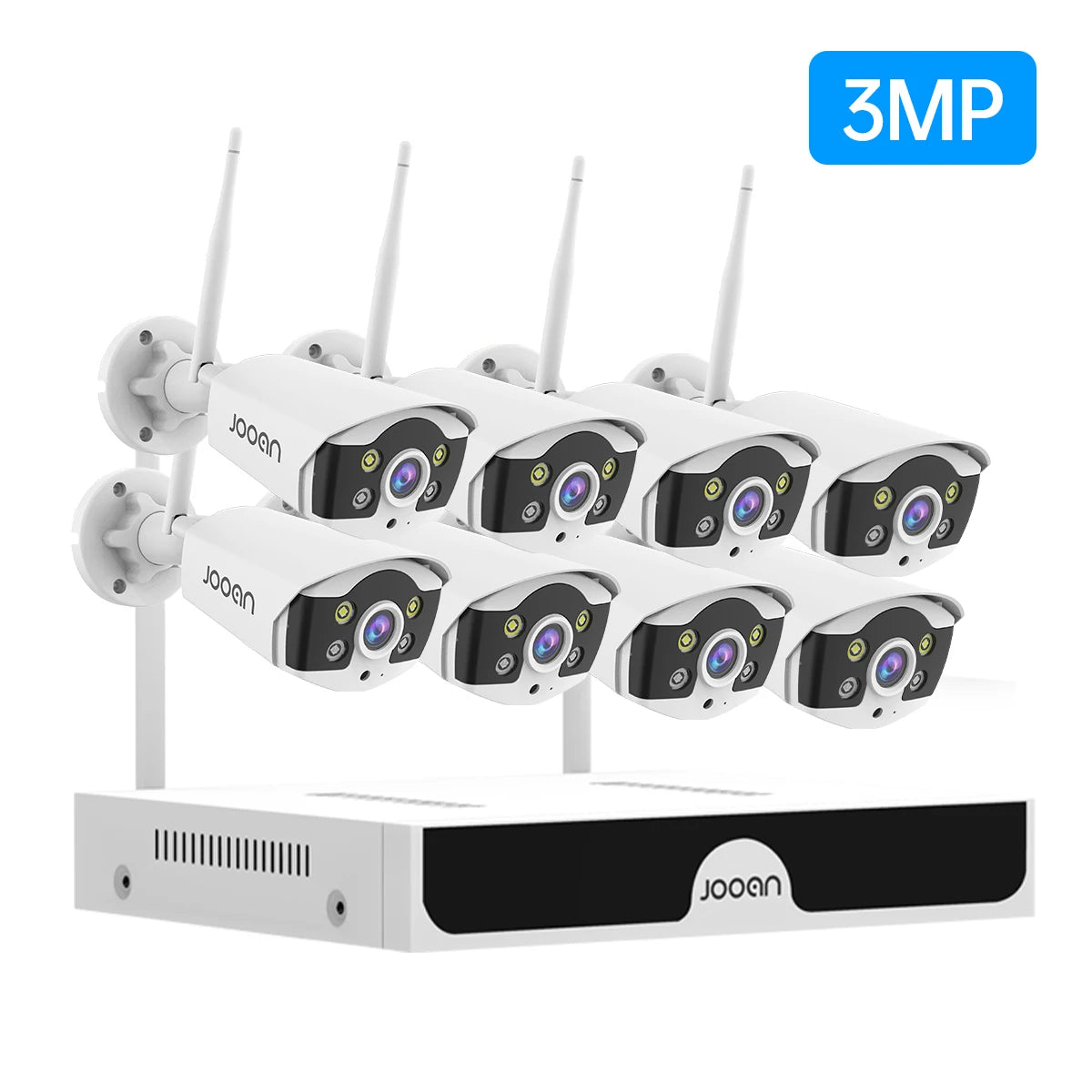 beveiligingscamera set 10 kanaals 3Mp 5Mp