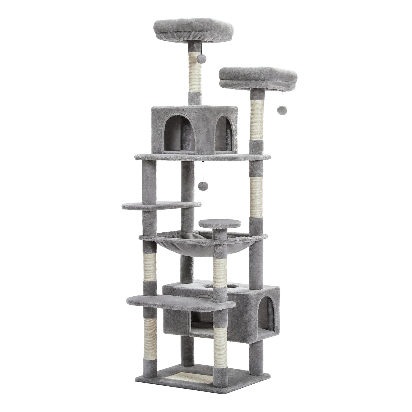 Luxe Multi Level Katten krabpaal met Pluche Condo en Speelopties