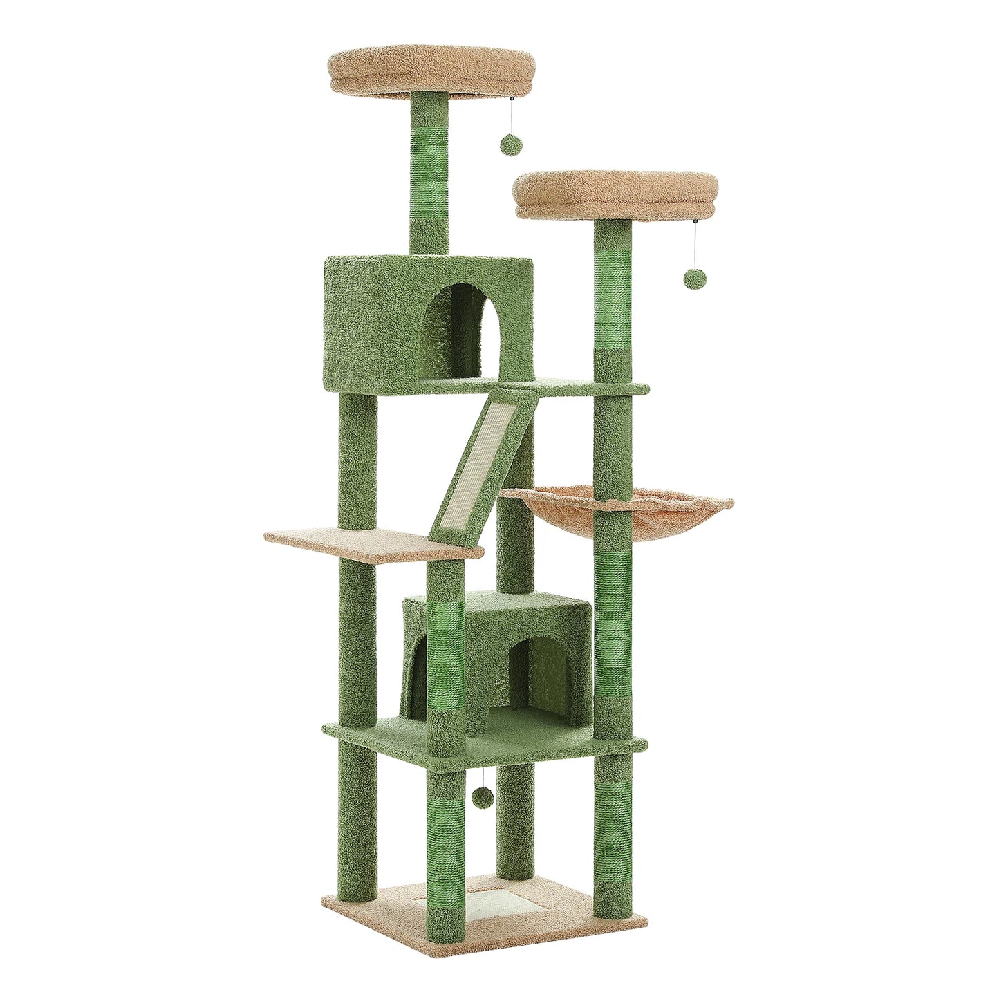 Luxe Multi Level Katten krabpaal met Pluche Condo en Speelopties