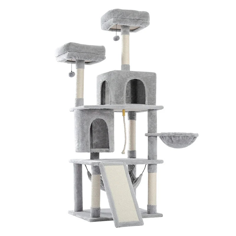 5-Laagse Kattenkrabpaal - 172 cm Hoog, Duurzaam en Comfortabel