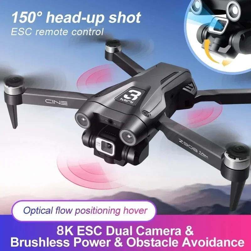 Drone Z908 Pro MAX 8K Dubbele camera