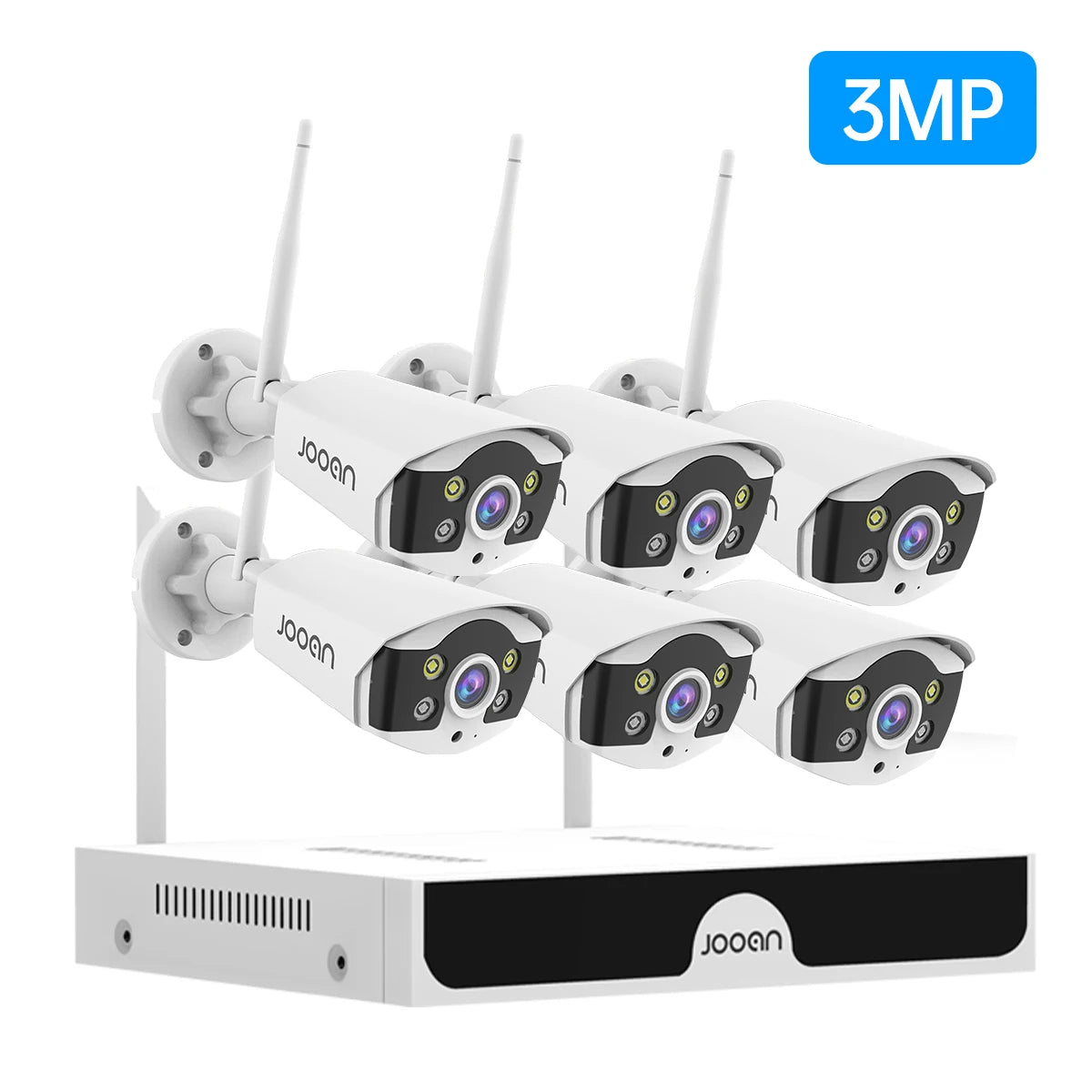 beveiligingscamera set 10 kanaals 3Mp 5Mp