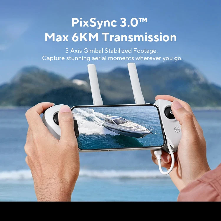 Potensic Atom professionele drone met camera. 3 assig